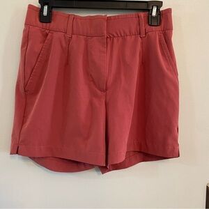 Nike polyester red chino golf shorts small